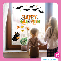 Jack-O’-Lantern Halloween Window Clings