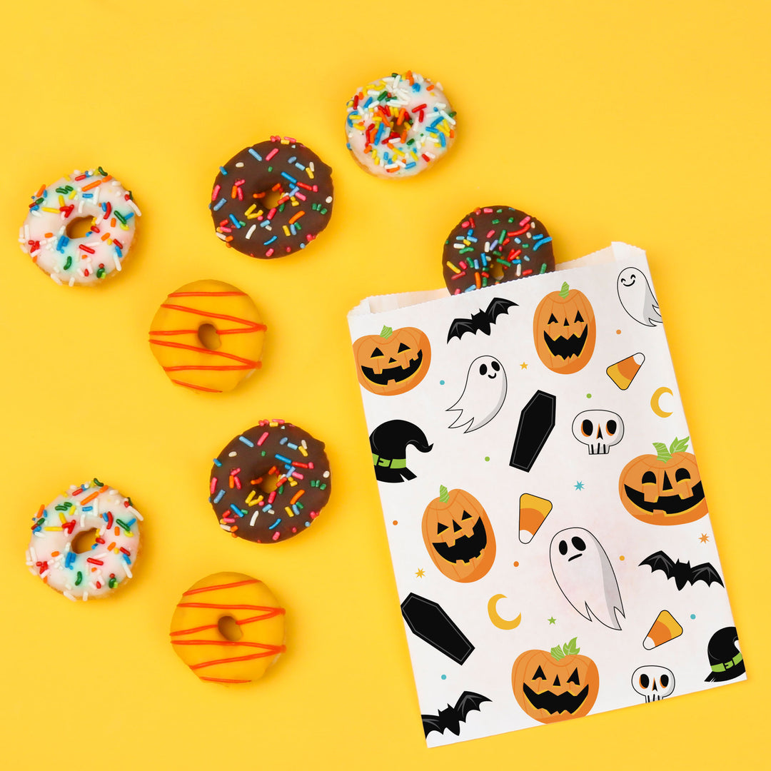 Paper Treat Bags - Jack O Lantern - 25 Ct