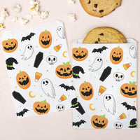 Paper Treat Bags - Jack O Lantern - 25 Ct