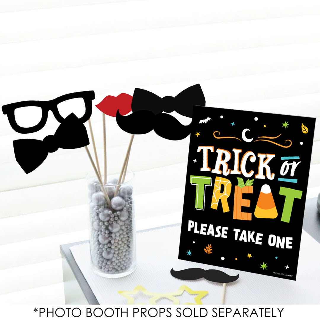 Kids Halloween Trick Or Treat Sign