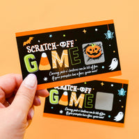 Jack-O'-Lantern Halloween - Halloween Party Game Scratch Off Cards - 22 Count