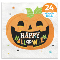 Napkins - Jack O Lantern - 24 Ct