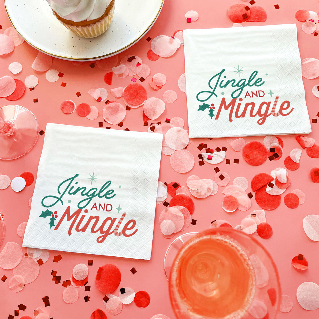 Napkins - Jingle and Mingle - 24 Ct