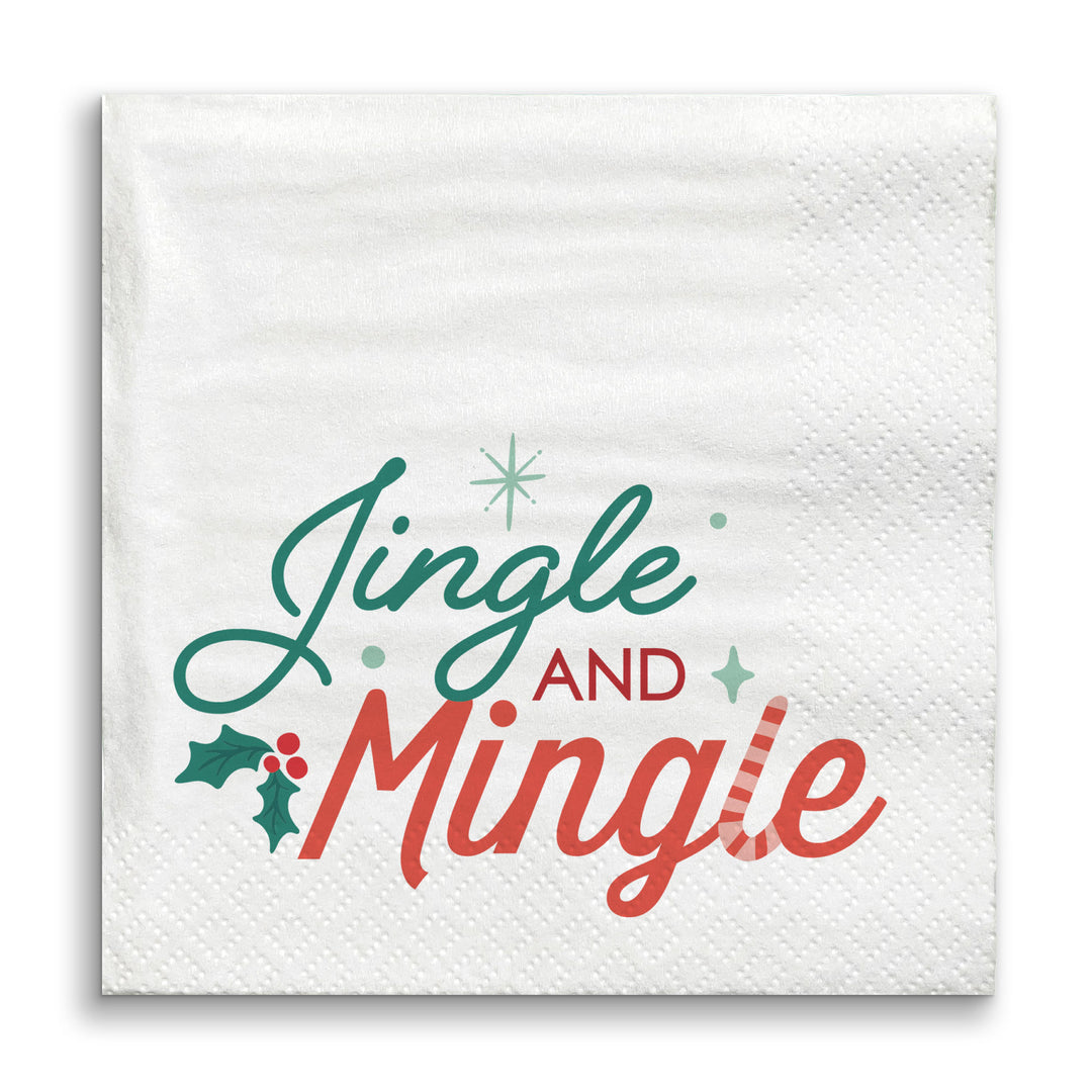 Napkins - Jingle and Mingle - 24 Ct