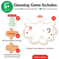 Jolly Santa Guessing Game - 8 Ct
