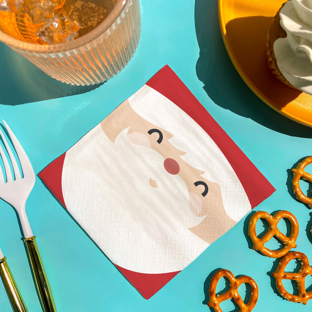 Napkins - Jolly Santa Claus - 24 Ct