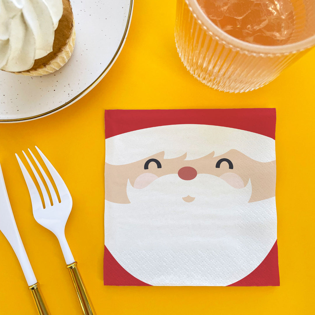 Napkins - Jolly Santa Claus - 24 Ct