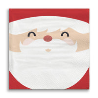 Napkins - Jolly Santa Claus - 24 Ct
