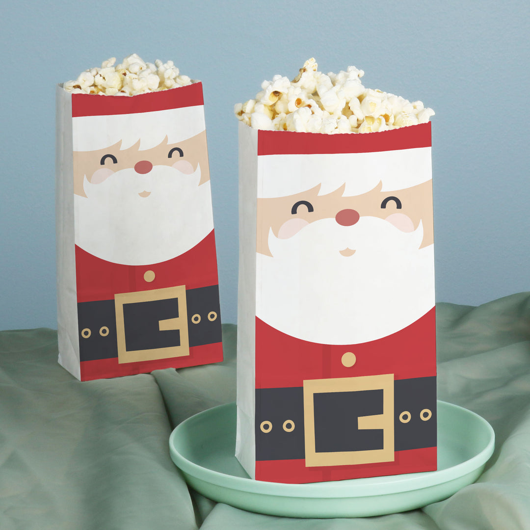 Popcorn Bags - Jolly Santa - 25 Ct