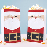 Popcorn Bags - Jolly Santa - 25 Ct