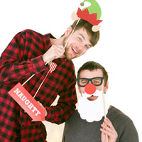Christmas Party - Photo Booth Props Kit - 20 Count