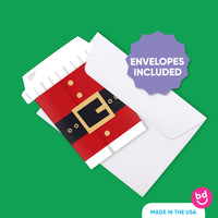 Jolly Santa Claus Nifty Gifty Card Holders - 8 Ct