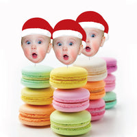 Custom Photo Jolly Santa Claus - Christmas Party DIY Shaped Fun Face Cut-Outs - 24 Count