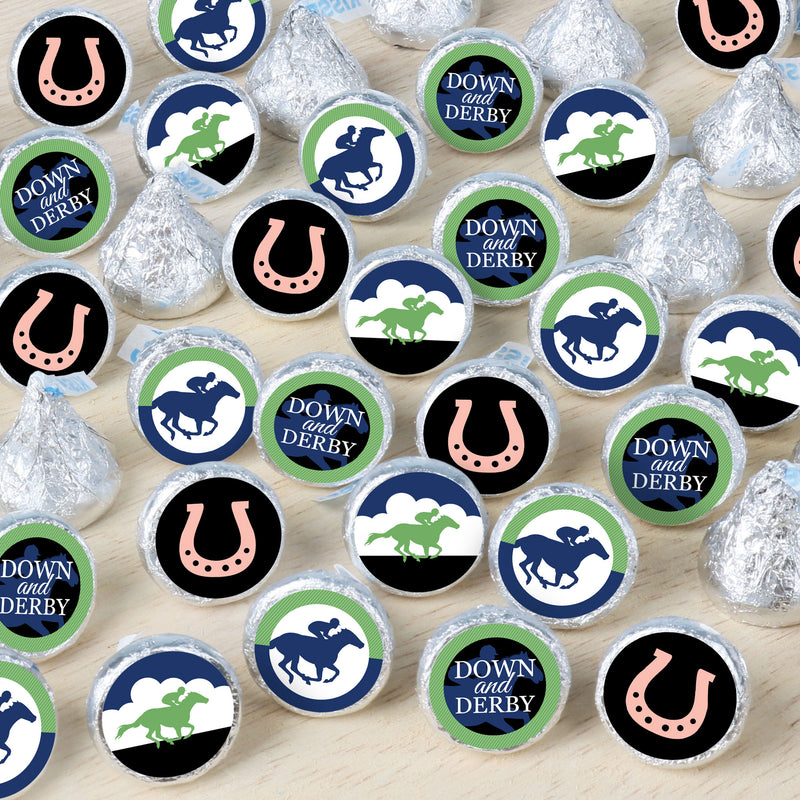 Kentucky Horse Derby - Horse Race Party Small Round Candy Stickers - Party Favor Labels - 324 Count