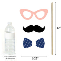 Kentucky Horse Derby - Horse Race Party Photo Booth Props Kit - 20 Count
