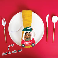 Custom Photo Kids Christmas Tree Car Tree Ornaments - 12 Ct