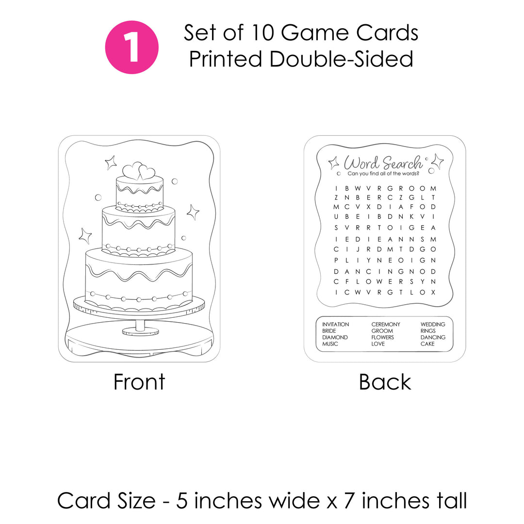 Kids Table Wedding Game Bundle