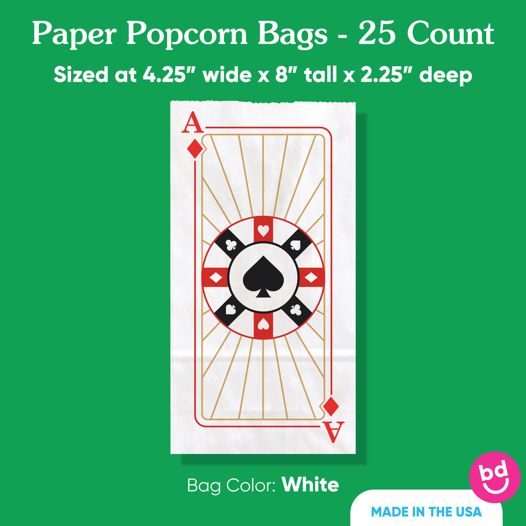 Popcorn Bags - Las Vegas - 25 Ct
