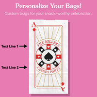 Custom Text Popcorn Bag - Las Vegas - 25 Ct