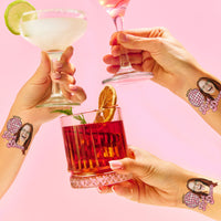 Custom Photo Last Disco - Bachelorette Party Favors - Fun Face Temporary Tattoos - Set of 12