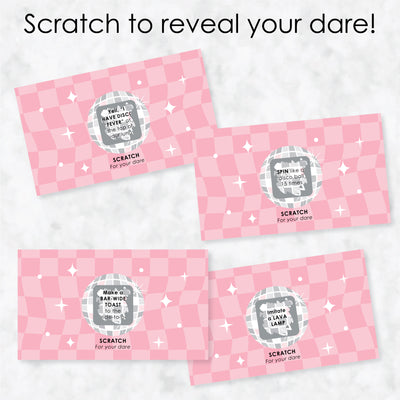 Last Disco - Bachelorette Party Game Scratch Off Dare Cards - 22 Count