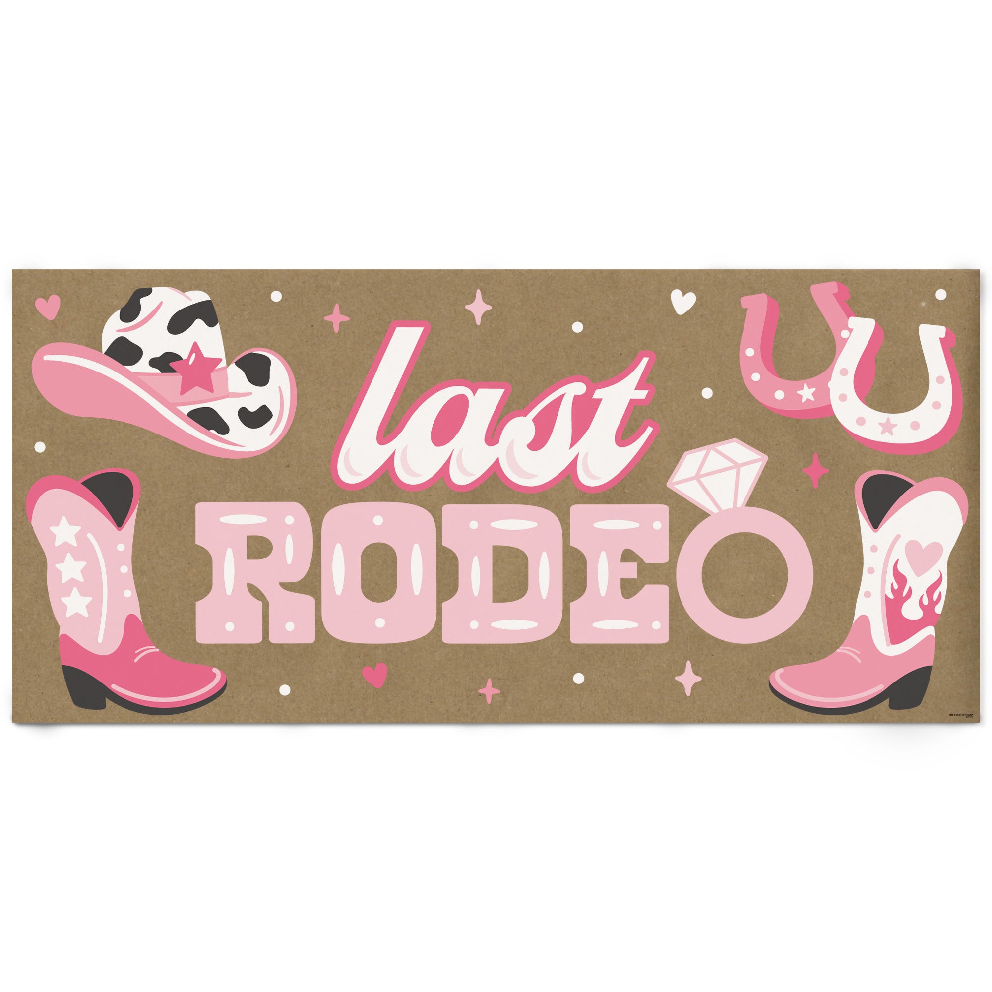 Last Rodeo Kraft Paper Banner – Western Bachelorette