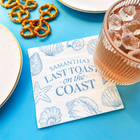 Custom Text - Last Toast On The Coast Napkins