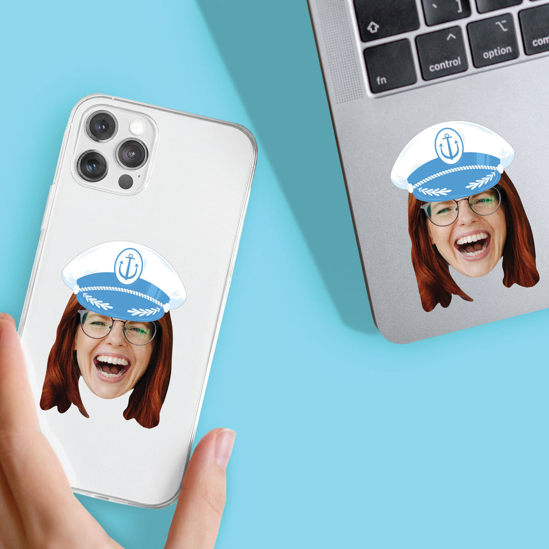 Custom Face Last Toast on the Coast Cut-Out Stickers - 24 Ct