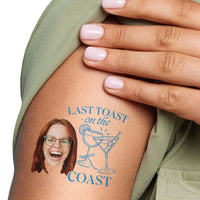 Custom Last Toast on the Coast Temporary Tattoos - 12 Ct