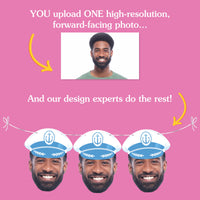 Custom Face Last Toast on the Coast Garland Banner