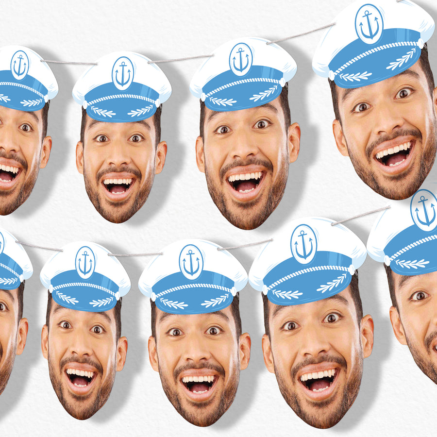 Custom Face Last Toast on the Coast Garland Banner