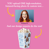 Custom Face Last Toast on the Coast Popcorn Box - 12 Ct