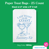 Paper Treat Bags - Last Toast On The Coast - 25 Ct