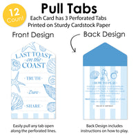 Last Toast on the Coast Truth, Dare, Share Pull Tabs Game - 12 Ct