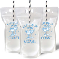 Drink Pouches - Last Toast on the Coast - 12 Ct