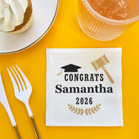 Custom Text - Law School Grad Napkins