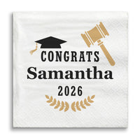 Custom Text - Law School Grad Napkins
