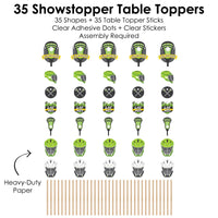 Lax to the Max - Lacrosse - Party Centerpiece Sticks - Showstopper Table Toppers - 35 Pieces