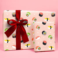 Pink Sushi Wrapping Paper