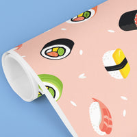 Pink Sushi Wrapping Paper