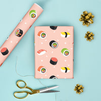 Pink Sushi Wrapping Paper