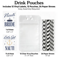 Drink Pouches - Let's Get Nauti - 12 Ct