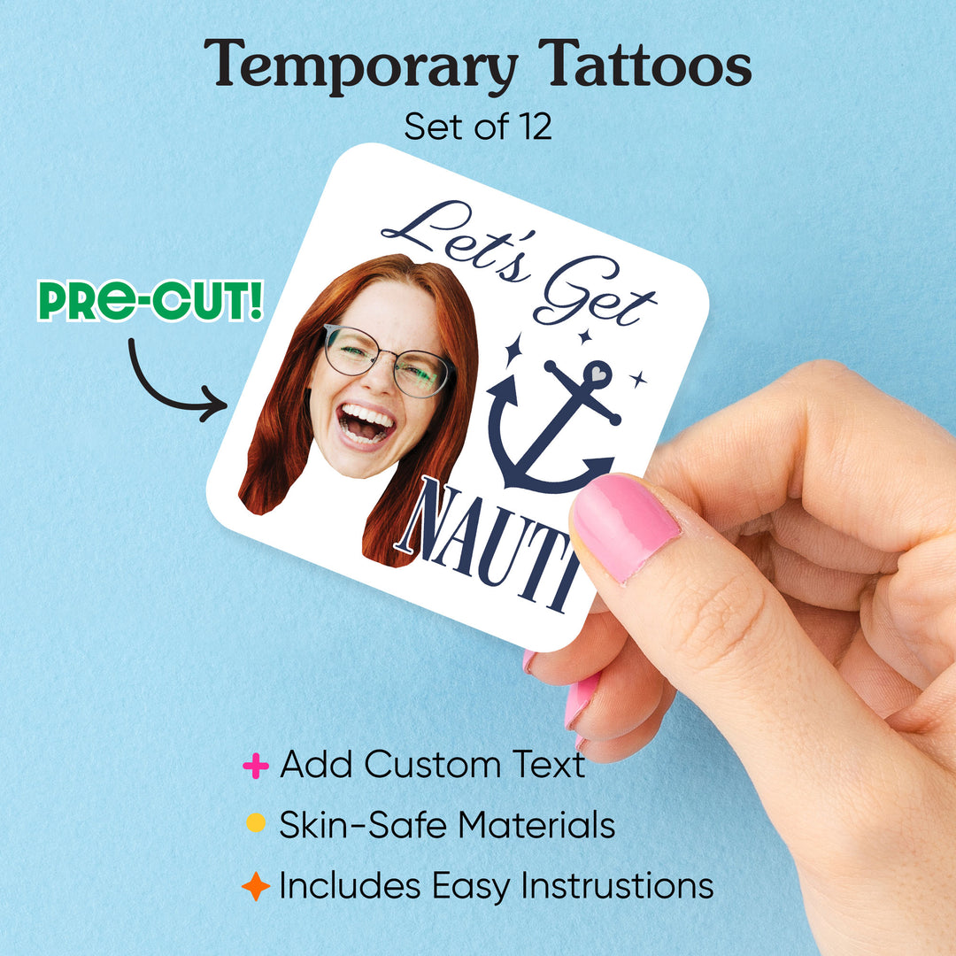 Pre cut temporary tattoos detail skin safe material view