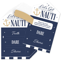 Let’s Get Nauti pull tabs game cards truth dare share bachelorette