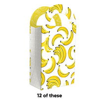 Let's Go Bananas Paper Favor Bags - 12 Ct