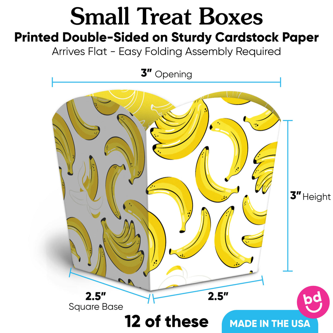 Let's Go Bananas Treat Boxes - 12 Ct