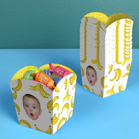Custom Face Let's Go Bananas Treat Boxes - 12 Ct