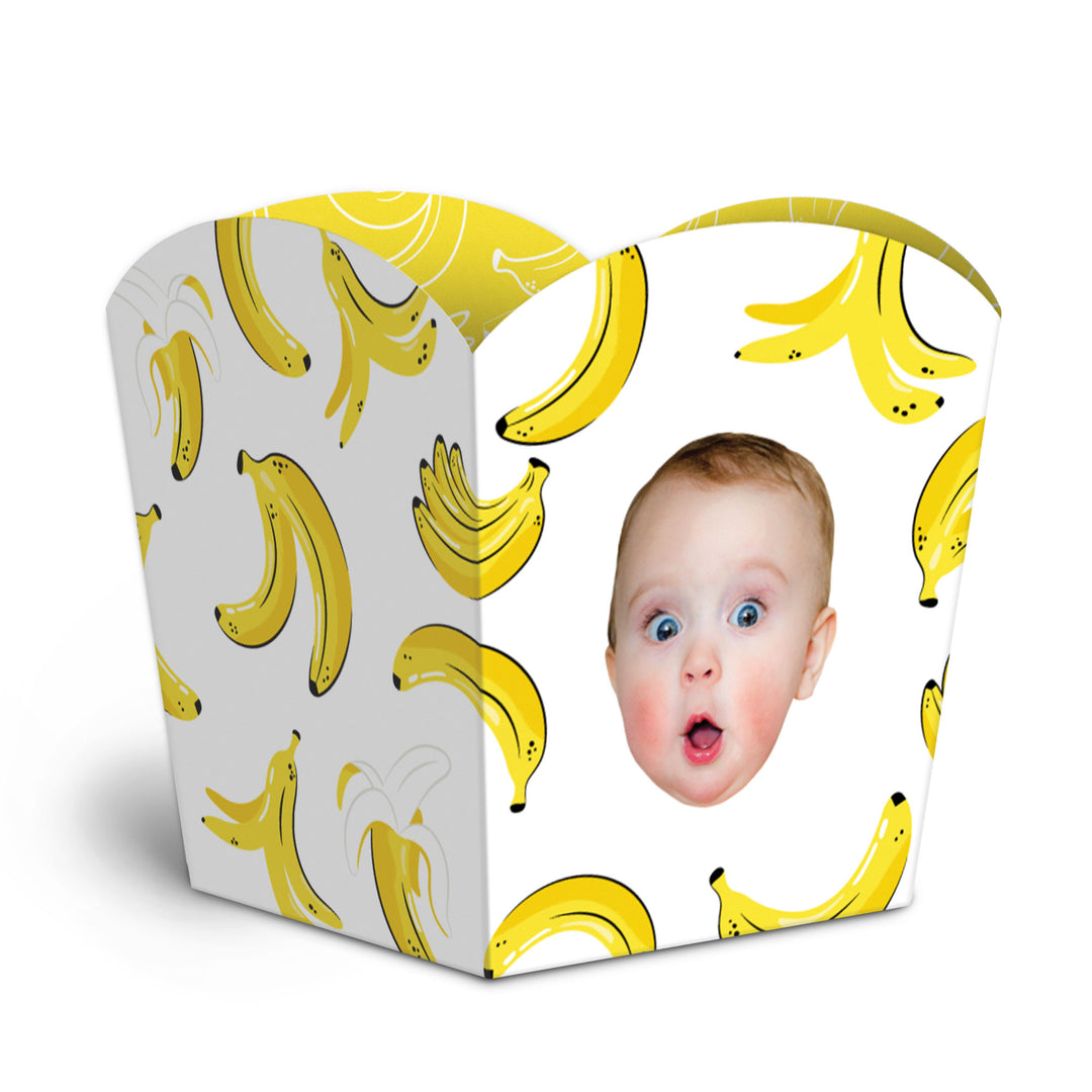 Custom Face Let's Go Bananas Treat Boxes - 12 Ct