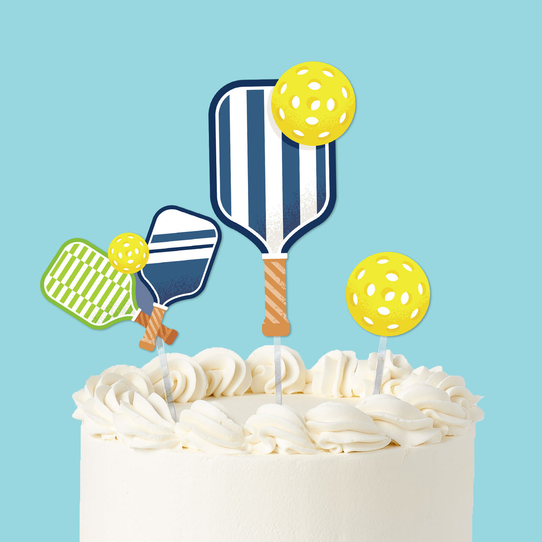 Pickleball Cake Topper - 3 Pc