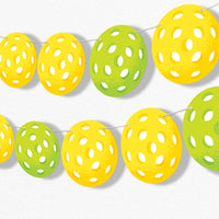 Pickleball Garland Banner - 15 Pc